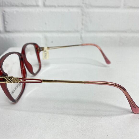Elizabeth Arden EA-615-3 Red Square Full Rim Eyeglasses Frames A3 H2057 - Picture 7 of 9